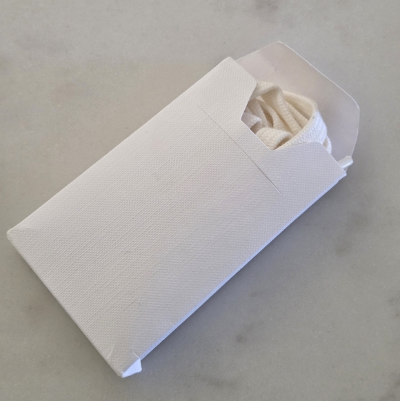 Celine Paris White Shoe Laces - Picture 2 of 3